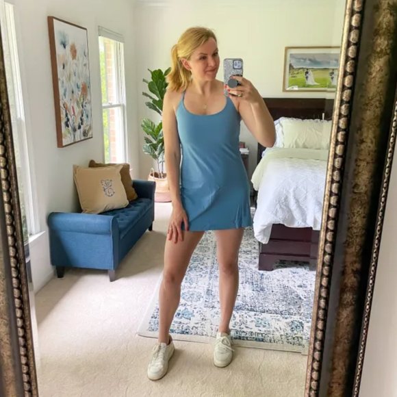 Abercrombie & Fitch Dresses & Skirts - ABERCROMBIE & FITCH Light Blue Traveler Dress Exercise Tennis Blue {II5}